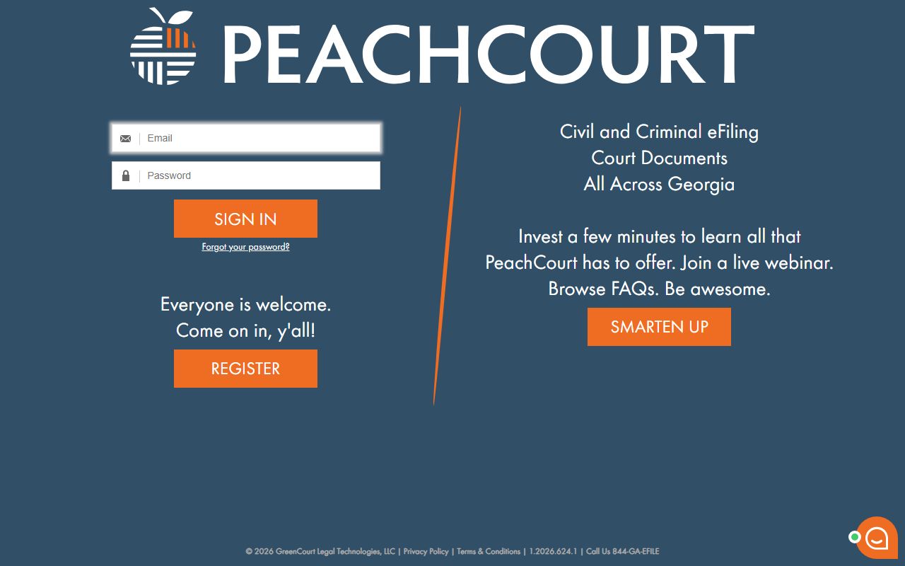 Towns County court records PeachCourt access portal