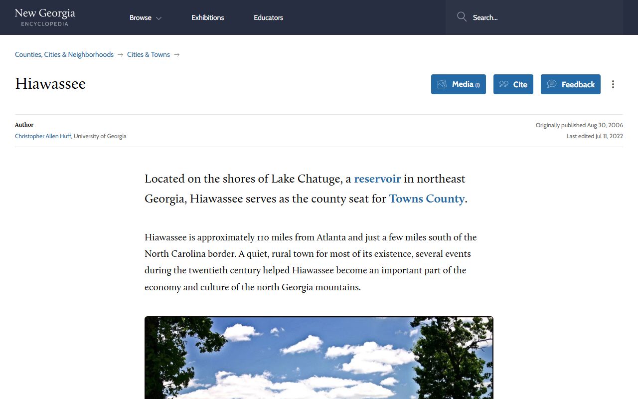Towns County probate records Hiawassee history source
