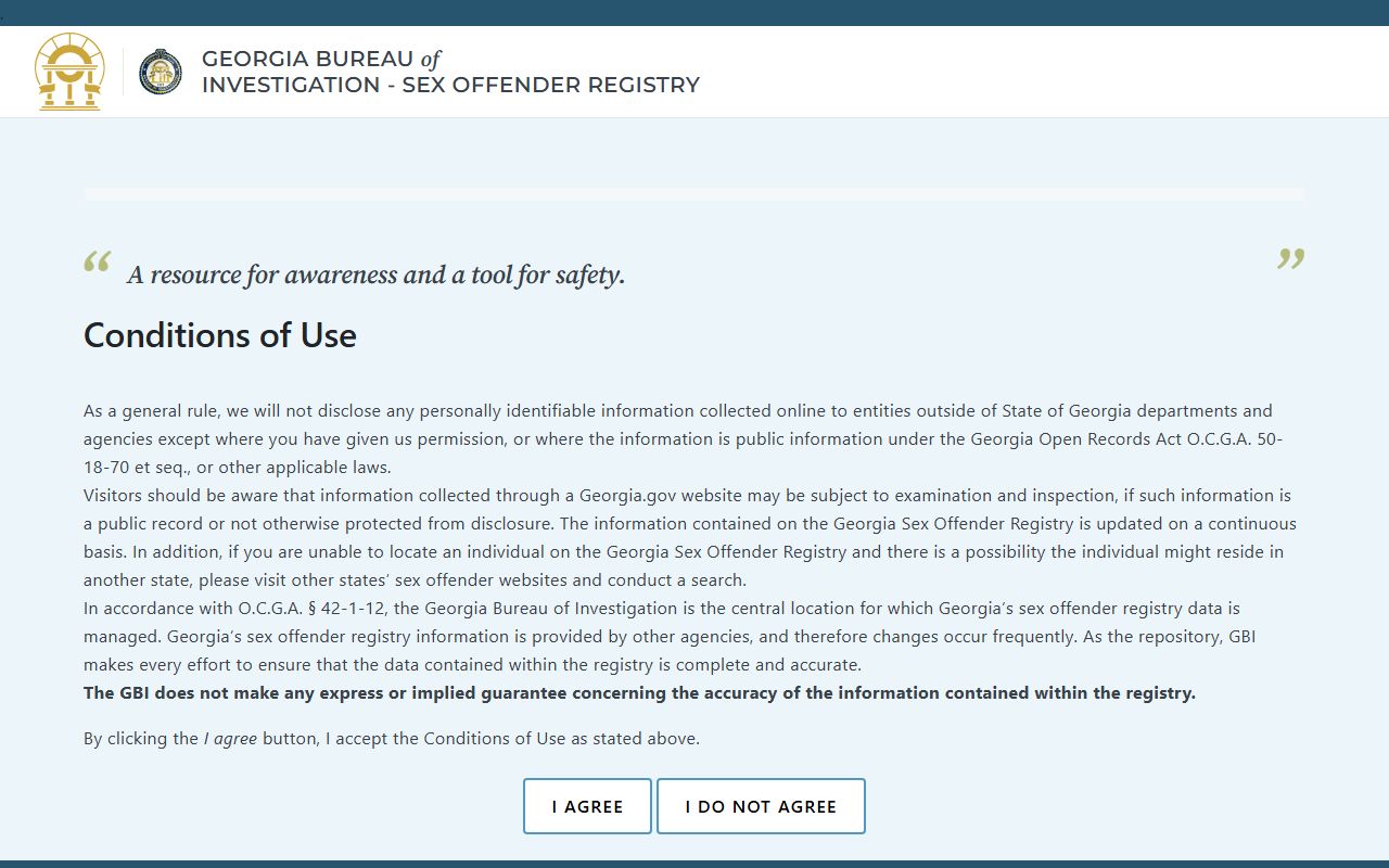 Towns County warrant records Georgia public sex offender registry